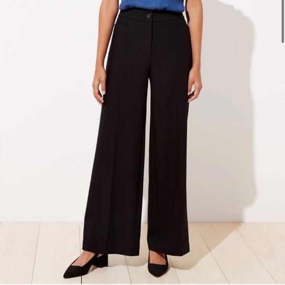 LOFT Pants - NWT Loft high waisted wide leg pants 00t